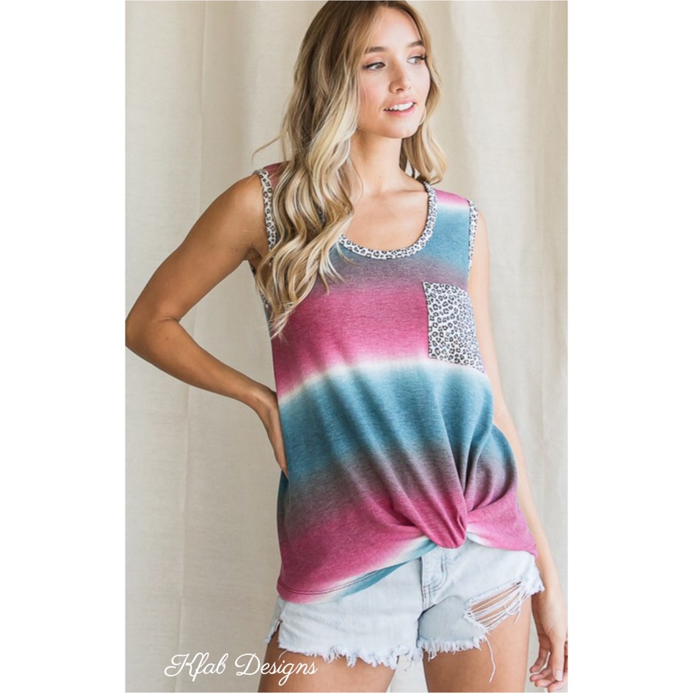 ❤️LAST 1 Animal Print Contrast Super Soft Knit Top - Picture 5 of 9